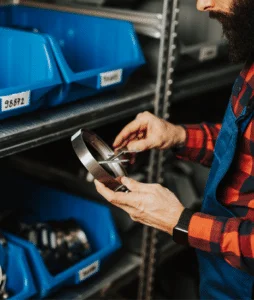 Parts catalogue in a workshop management system